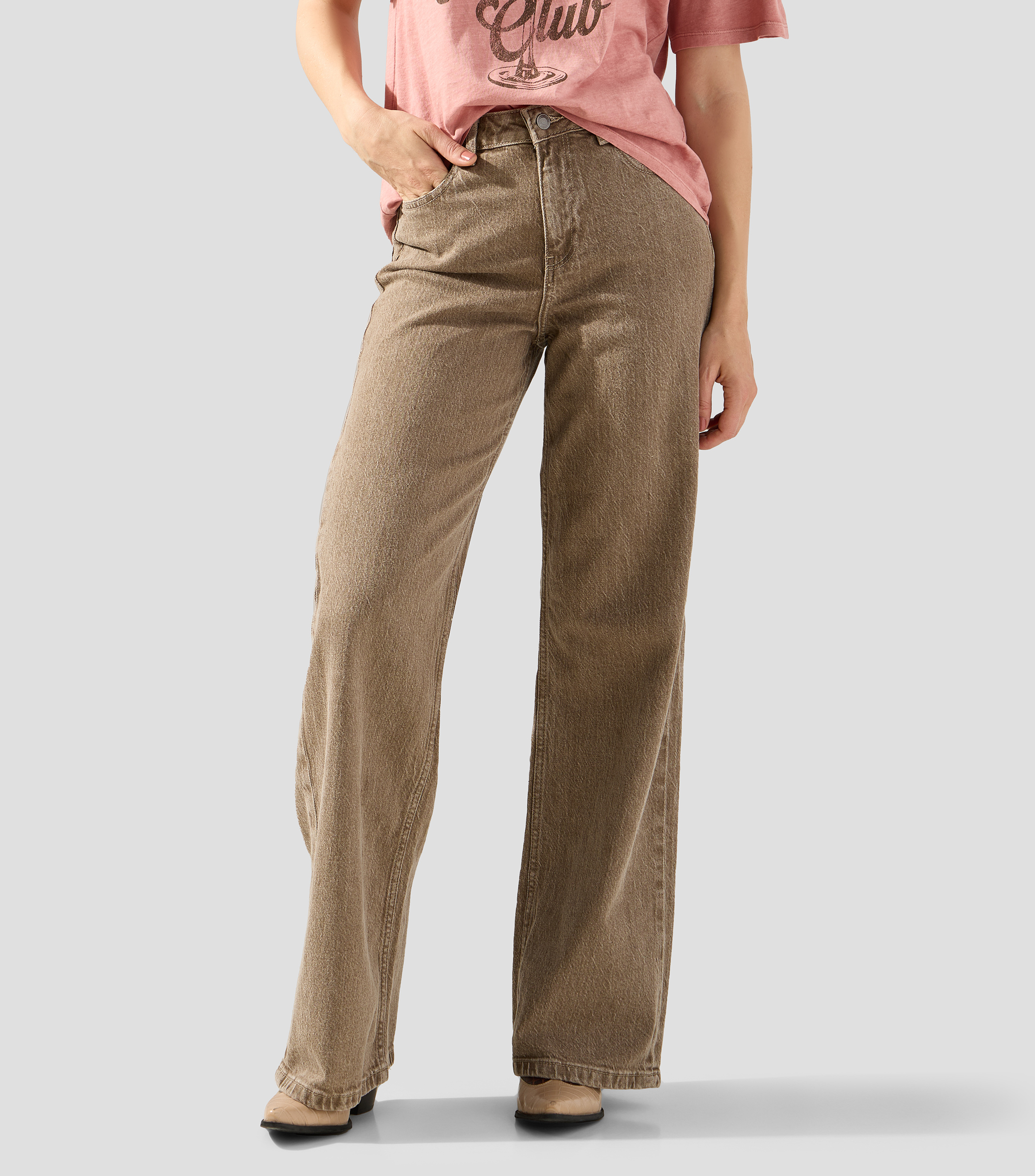 Jeans Wideleg Mujer